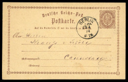 1874, Deutsches Reich, P 1, Brief - Altri & Non Classificati