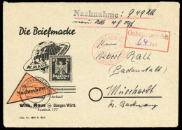 1947, Französische Zone Württemberg, Brief - Other & Unclassified