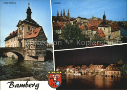 72448819 Bamberg Altes Rathaus Altstadt Nachtaufnahme Bamberg - Bamberg