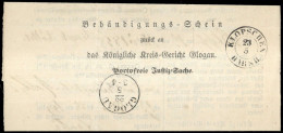 1858, Altdeutschland Preussen, Brief - Autres & Non Classés