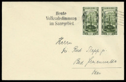 1934, Saar, 183 (2), Brief - Altri & Non Classificati