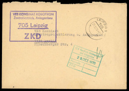 1970, DDR Dienst Und ZKD Allgemein, Brief - Other & Unclassified