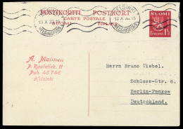 1933, Finnland, P 69, Brief - Other & Unclassified