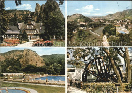 72448603 Bad Muenster Stein Ebernburg Kurpark Mit Baederhaus Und Rheingrafenstei - Otros & Sin Clasificación