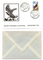 Enveloppe Avec Cachet Daté : EXPOSITION PHILATELIQUE LUCHON 1971 - 1970-1979