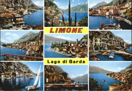 72448115 Limone Sul Garda Teilansicht Hafen Segelboote Panorama Firenze - Other & Unclassified