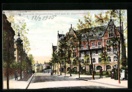 AK Chemnitz, Kaiserliche Oberpostdirektion, Blick Nach Der Ensmannstrasse  - Chemnitz