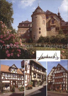 72447555 Laubach Hessen Schloss Mit Silberturm Altstadt Fachwerk Laubach - Autres & Non Classés