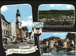 72447467 Cham Oberpfalz Marktplatz Bierturm  Cham - Other & Unclassified