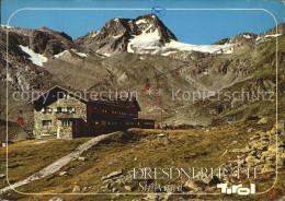 72447270 Stubaital Dresdner Huette Mit Blick Gegen Schaufelspitze Neustift Im St - Other & Unclassified