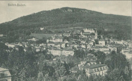 Baden-Baden 1910; Fernblick (Panorama) - Gelaufen. (Gustav Salzer, Baden-Baden) - Baden-Baden