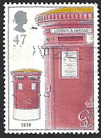 GREAT BRITAIN 2002 QEII 47p Multicoloured, British Pillar Boxes - 1939 SG2219 FU - Usados