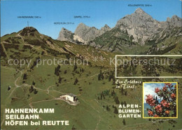 72447158 Reutte Tirol Hahnenkamm Seilbahn Hoefen Im Sommer Alpenblumen Fliegerau - Autres & Non Classés