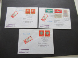 BRD 1969 Sonderbelege SST Deutsche Schiffspost MS Europa Norwegenfahrt R-Zettel Deutsche Schiffspost / Paquebot - Briefe U. Dokumente