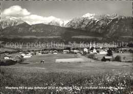 72447096 Weerberg Gegen Bettelwurf Hochglueck Hochnissl Karwendel Weerberg - Andere & Zonder Classificatie