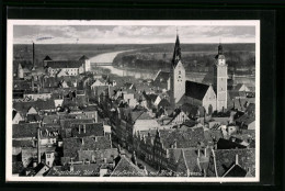 AK Ingolstadt, Untere Stadtpfarrkirche Mit Blick Zur Donau  - Ingolstadt