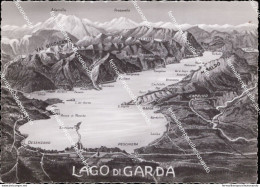 O942 Cartolina Lago Di Garda Desenzano Peschiera Lazise Sirmione Minerba Lazise - Brescia