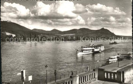 72446576 Bad Godesberg Rhein Dampfer Blick Auf Petersberg Und Drachenfels Bad Go - Bonn