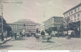 Ab117 Cartolina Napoli  Citta' Palazzo Municipio 1931 - Napoli (Neapel)