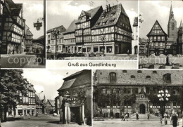 72445912 Quedlinburg Markt Details Marktkirchhof Rathaus Quedlinburg - Sonstige & Ohne Zuordnung