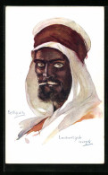 Künstler-AK Em. Dupuis: Lombaertcyde Nov. 1914, Dunkelhäutiger Araber, Nos Poilus No 2  - Dupuis, Emile