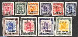 Libya Kingdom 1951 Definitives 10v (overprints With Francs Values), Mint NH, Nature - Horses - Other & Unclassified