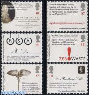 Great Britain 2004 Royal Soc. Of Arts 6v, Mint NH, Nature - Science - Environment - Inventors - Sir Rowland Hill - Sta.. - Unused Stamps