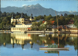 72445430 Velden Woerthersee Schloss Mit Mittagskogel Velden Woerthersee - Altri & Non Classificati