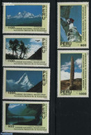 Peru 1990 Huascaran Park 6v, Mint NH, Nature - Sport - National Parks - Trees & Forests - Mountains & Mountain Climbing - Naturaleza