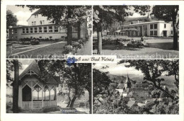 72444906 Bad Koenig Odenwald Kurhotel Kurgarten Wandelhalle Weyrechtstempel Kirc - Bad Koenig