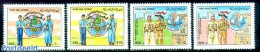 Yemen, Republic 1990 Scouting 4v, Mint NH, Sport - Scouting - Other & Unclassified