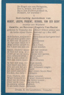 Temse, Temsche, 1907, Hubert Van Der Gucht, Van Haelst - Devotieprenten