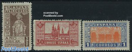 Spain 1937 Holy Year 3v, Unused (hinged), Religion - Religion - Ungebraucht