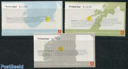 Norway 2004 Europa 3 Booklets S-a, Mint NH, History - Sport - Transport - Various - Europa (cept) - Cycling - Stamp Bo.. - Nuovi