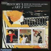 Sierra Leone 2013 History Of Art, Henri De Toulouse-Lautrec 3v M/s, Mint NH, Art - Henri De Toulouse-Lautrec - Modern .. - Sonstige & Ohne Zuordnung