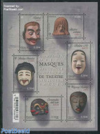 France 2013 Theatre Masks 6v M/s, Mint NH, Performance Art - Theatre - Nuevos