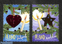 Aland 2018 Christmas 2v, Mint NH, Religion - Christmas - Kerstmis