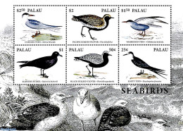 Palau 2018 Sea Birds 6v M/s, Mint NH, Nature - Birds - Autres & Non Classés