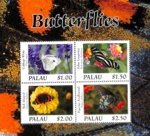 Palau 2020 Butterflies 4v M/s, Mint NH, Nature - Butterflies - Sonstige & Ohne Zuordnung