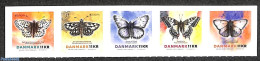 Denmark 2021 Europa 5v, Endangered Butterflies 5v S-a, Mint NH, History - Nature - Europa (cept) - Butterflies - Unused Stamps