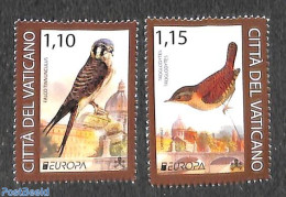 Vatican 2021 Europa, Endangered Species  2v, Mint NH, History - Nature - Europa (cept) - Birds - Unused Stamps