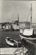 72444423 Rovinj Istrien Hafen Segelboot Kirche  - Croatie