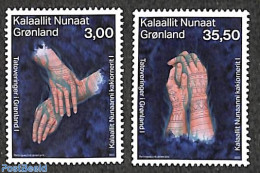Greenland 2022 Tattoo Art 2v, Mint NH, Art - Tattoos - Unused Stamps