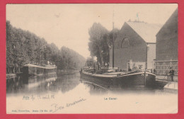 Ath - La Canal ... Péniches - 1906 ( Voir Verso ) - Ath