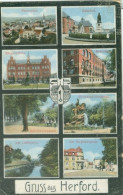 Gruss Aus Herford 1913 - Gelaufen. (M. Glückstadt & Munden - Hamburg) - Herford