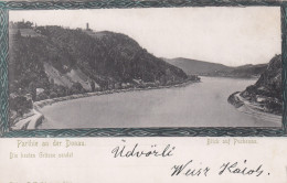 Ansichtskarte Blick Auf Puchenau, 1890, Von Linz Nach Budapest - Brieven En Documenten