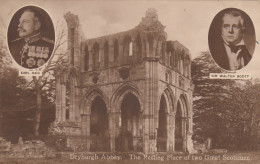 Ansichtskarte Dryburgh Abbey Restling Place Of Two Scotsmen, Earl Haig, W. Scott - Other & Unclassified