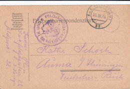 3x Feldpostkarte Gebirgsjäger, Feldjäger Nach Auma 1916/17 - Brieven En Documenten