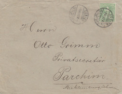 1880: Brief Aus Zürich Nach Parchim/Mecklenburg - Autres & Non Classés