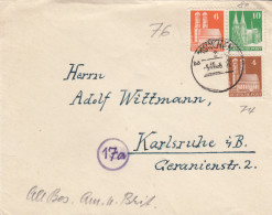 Brief München 1948 Nach Karlsruhe - Storia Postale